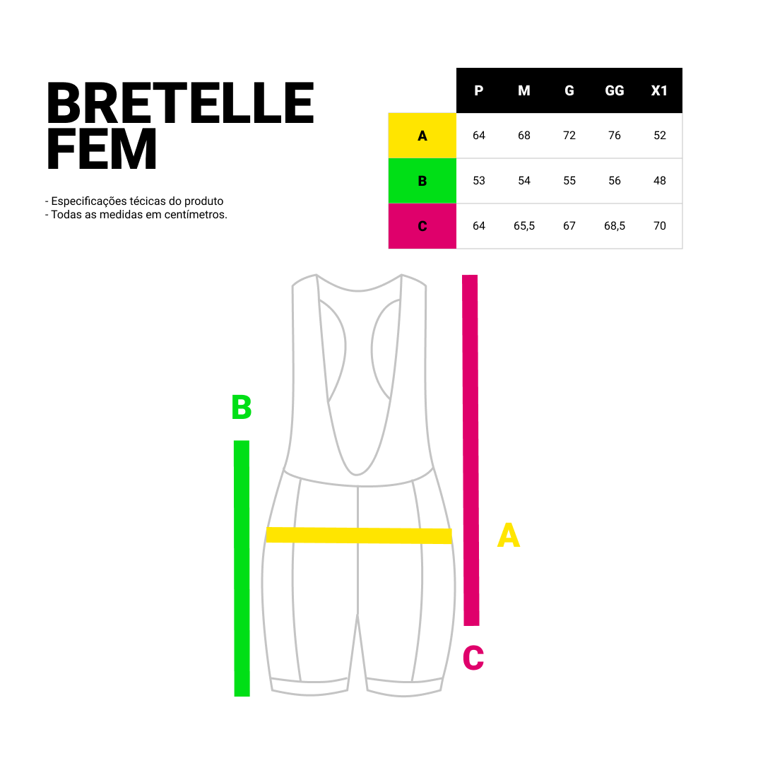 BRETELLE 007 - FOFURINHA SEM BOLSO